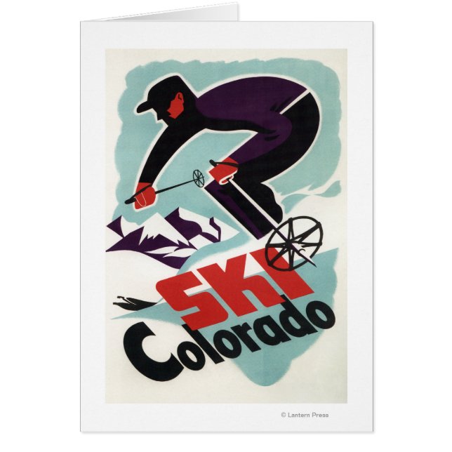 黒と紫の服を着たスキーヤー (正面)