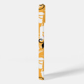 黒と紫の花、印象的な芸術 Case-Mate iPhoneケース (裏面 / 右)