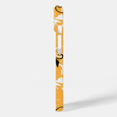 黒と紫の花、印象的な芸術 Case-Mate iPhoneケース (裏面 / 左)