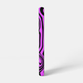 黒と紫サムスンギャラクシーケースあなたの色 SAMSUNG GALAXYケース (左側面)