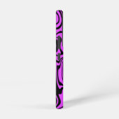 黒と紫サムスンギャラクシーケースあなたの色 SAMSUNG GALAXYケース (右側面)