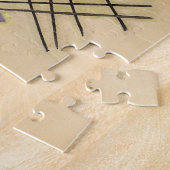 黒と紫バイワッシリー・カンディンスキー ジグソーパズル (側面)