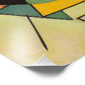 黒と紫バイワッシリー・カンディンスキー フォトプリント (角)