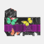 黒と紫結婚の フェイバーボックス (折り畳みなし)