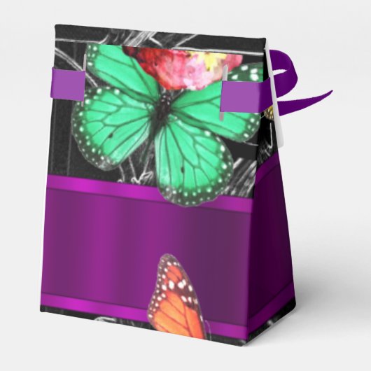 黒と紫結婚の フェイバーボックス (裏面サイド)