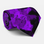 黒と紫 ネクタイ (ロール)