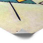 黒と紫 – ワッシリーカンディンスキーモダンアート ポスター (角)