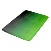 黒と緑のグラデーション0921 バスマット (アングル)