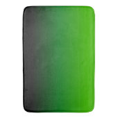 黒と緑のグラデーション0921 バスマット (正面縦)