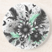 黒と緑のフローラ