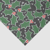 黒と緑のホリークリスマス 薄葉紙 (詳細)