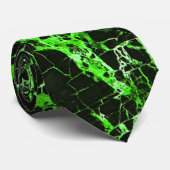 黒と緑の大理石 ネクタイ (ロール)