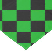 黒と緑の市松模様にテーブルクロス テーブルクロス (アングル)