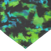 黒と緑の抽象芸術 テーブルクロス (アングル)