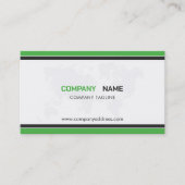 黒と緑の線 名刺 (正面)