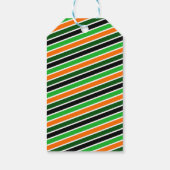 黒と緑の自転車ギフトタグ ギフトタグ (裏面)