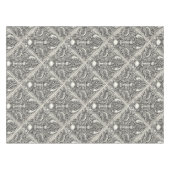 黒と自然の白の甲殻類 テーブルクロス (正面(横))