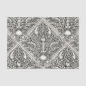 黒と自然の白の甲殻類 薄葉紙 (正面)