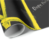 黒と色数々ののグラフィティ・アート ラッピングペーパー (ロールコーナー)