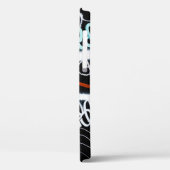 黒と色数々ののグラフィティ・アート Case-Mate iPhoneケース (裏面 / 左)