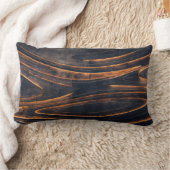 黒と茶のらせん階段 ランバークッション (ブランケット)