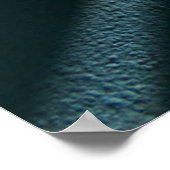 黒と茶色のテキスストライプのト ポスター (角)