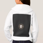 黒と茶色の文字9のロゴ (裏面)