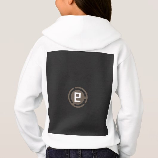 黒と茶色の文字9のロゴ (裏面)