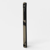 黒と茶色の波 Case-Mate iPhoneケース (裏面/左)