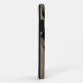 黒と茶色の波 Case-Mate iPhoneケース (裏面/右)