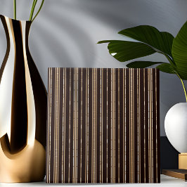 黒と茶色の竹の外観のタストライプのイル タイル