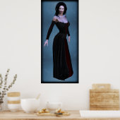 黒と血の赤い背の高いポスターのヴァンパイレス ポスター (キッチン)