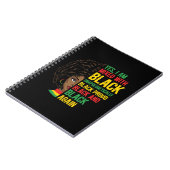 黒と誇りを持った 申し訳ない | Black Queen ノートブック (左側)