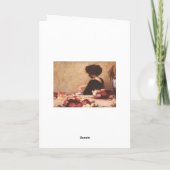 黒と赤いハートのバレンタインカード シーズンカード (裏面)