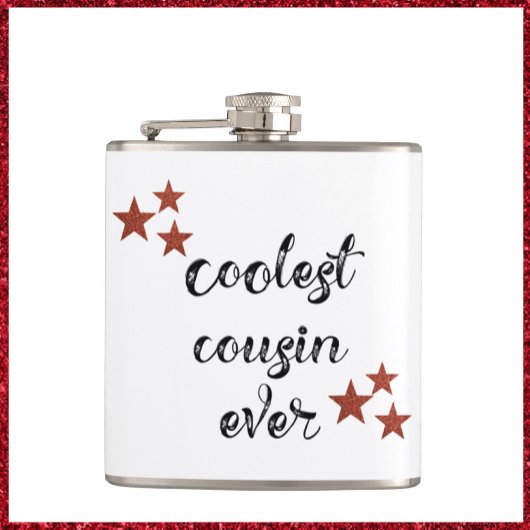 黒と赤のいとこクールこまで フラスク