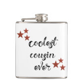 黒と赤のいとこクールこまで フラスク (正面)