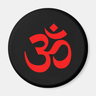 黒と赤のオブジェクトモデル記号 マグネット