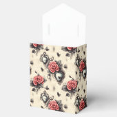 黒と赤のゴシック フェイバーボックス (オープン)