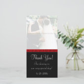 黒と赤のダマスクサンキューカード サンキューカード (スタンド正面)