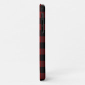 黒と赤のバッファロープレイドチェックiPhoneケース Case-Mate iPhoneケース (裏面/左)