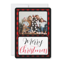 黒と赤のビュッロ・プレイド・クリスマス