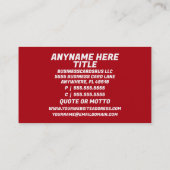 黒と赤のプロセスサーバー 名刺 (裏面)