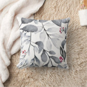 黒と赤のホリーを独自の色に変更 クッション (ブランケット)