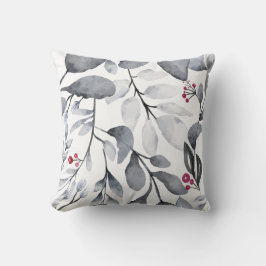 黒と赤のホリーを独自の色に変更 クッション