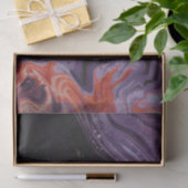 黒と赤のマーブル 薄葉紙 (ギフト)