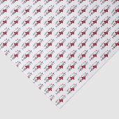 黒と赤の動揺して深いのハート 薄葉紙 (詳細)