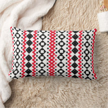 黒と赤の反復模様