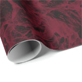 黒と赤の大理石パターン。 ラッピングペーパー (ロールコーナー)