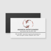 黒と赤の日本のコイの芸術的魚 (正面/裏面)