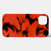 黒と赤の波の相撲デザイン Case-Mate iPhoneケース (裏面 (横))